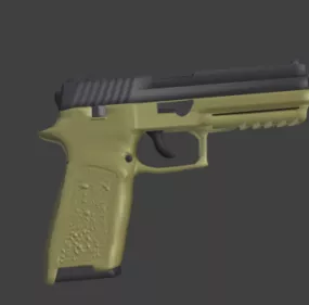 P250 Gun 3d model
