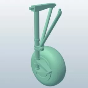 Landing Gear Wheel V1 3d model