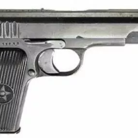 Silver Pistol 3d model