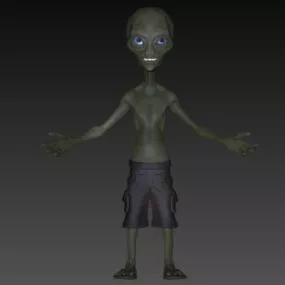 Bad Guy Character 3d model