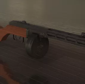 Ppsh-41 Gun 3d model
