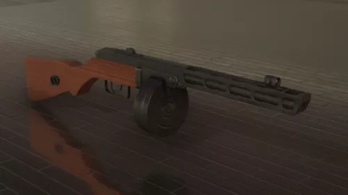 Kriss Vector Submachine Gun 3d model