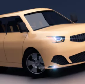 Putt Gaming Car 3d model