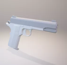 Gun Weapons Pack 3d model