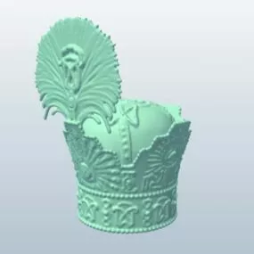 Persian Pahlavi Crown 3d model
