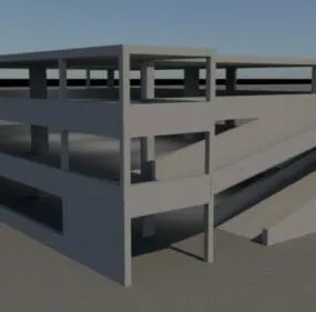 Parking Lots Building 3d model