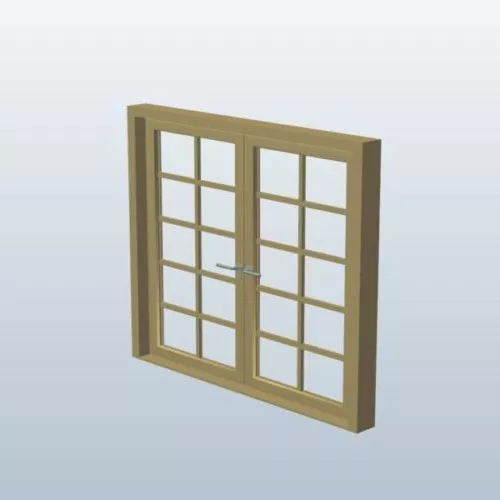 Home Casement Window V1 3d model Home Casement Window V1 3d model