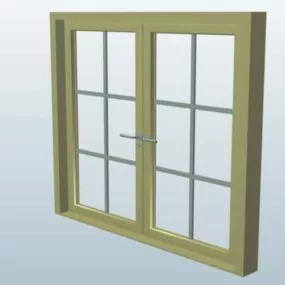 Casement Window 3d model