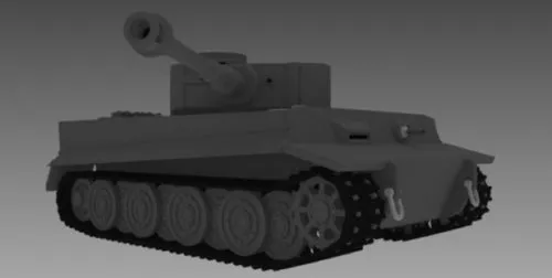 France Military Tank Panhard 3d model