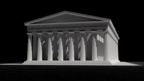 Ancient Architecture Temple Ruins 3d model