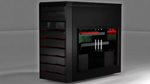 Electrical Pc Computer Case 3d model