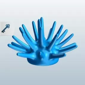 Pencil Sea Urchin Animal 3d model