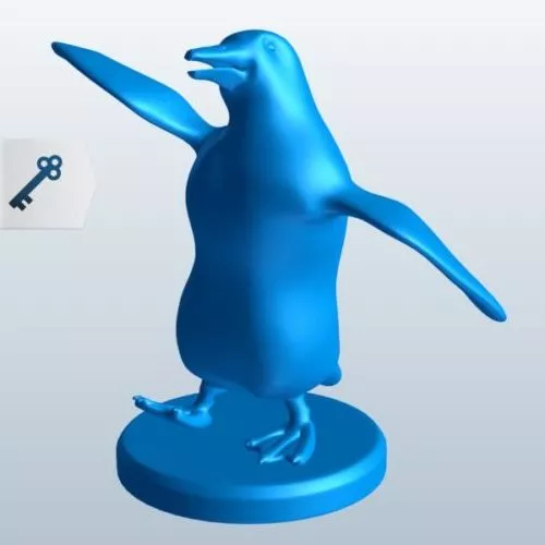 Penguin Figurine 3d model Penguin Figurine 3d model