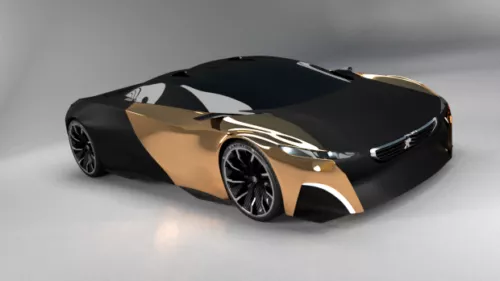 Peogeot Onyx Super Car 3d model Peogeot Onyx Super Car 3d model