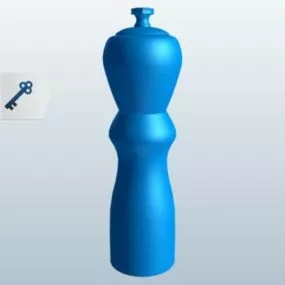 Pepper Grinder Column 3d model