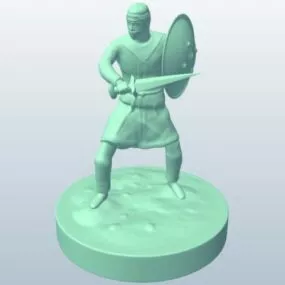 Warrior Akinakes With Sword 3d model