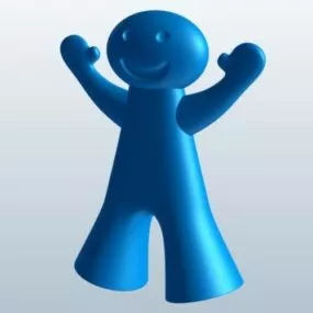Chopstick Character 3d model