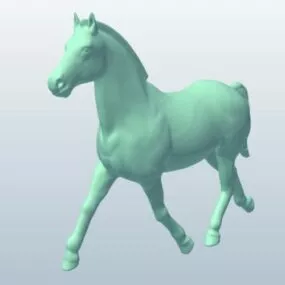 Paso Horse Lowpoly 3d model