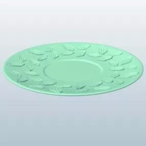 Petals Dish 3d model