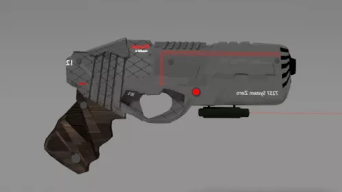 Red Phoenix Low Poly 3d model