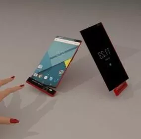 Full Screen Phone Concept 3d model