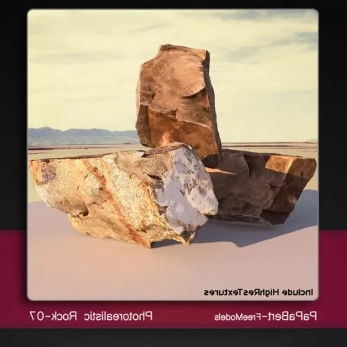 Realistic Rock 3d model Realistic Rock 3d model