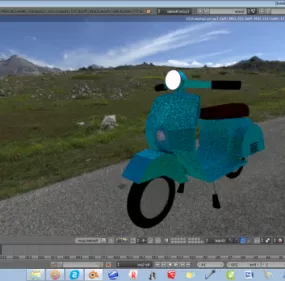 Piaggio Vespa 125 Primavera Bike 3d model