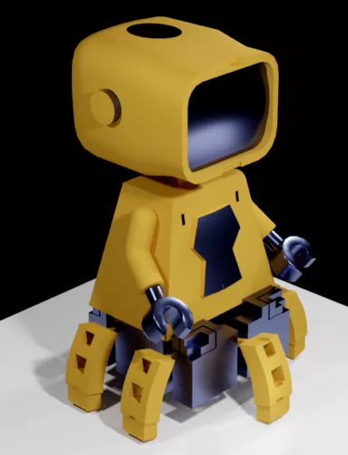 Gundam Scifi Robot 3d model