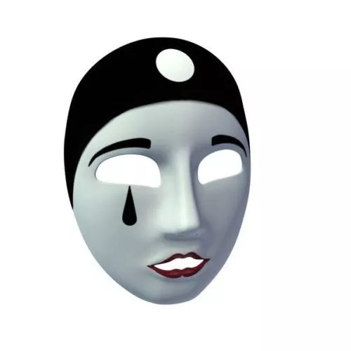 Man With Welding Mask 3d model