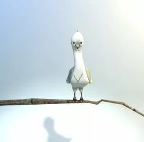 Baby Pigeon Character 3d model