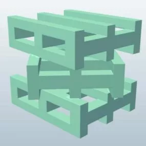 Pile Of Skids 3d model