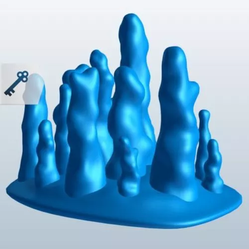 Pillar Coral Printable 3d model Pillar Coral Printable 3d model