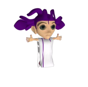 Pinky Girl Character 3d model