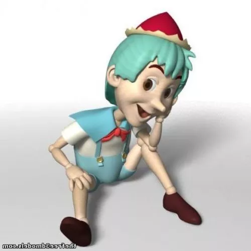 Pinocchio Character 3d model Pinocchio Character 3d model