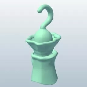Pirate Hand Hook 3d model