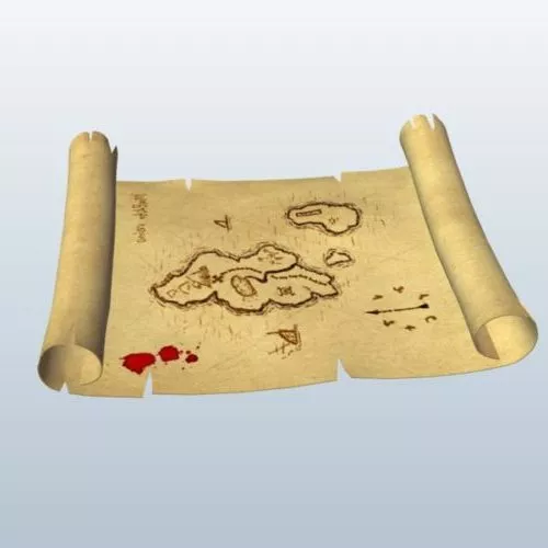 Scroll Furniture 3d model