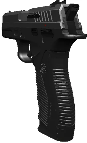 Mauser C96 Pistol Gun 3d model