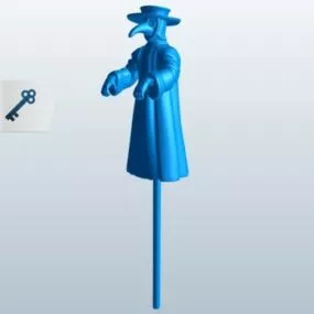 Plague Doctor Character 3d model