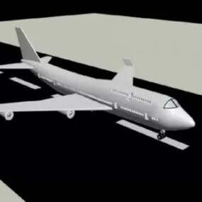 Boeing 747 Airplane V1 3d model