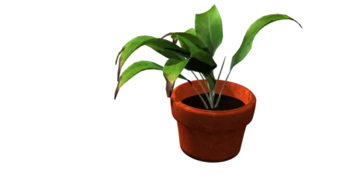 Glass Pot With Liquid Lab Accessories 3d model