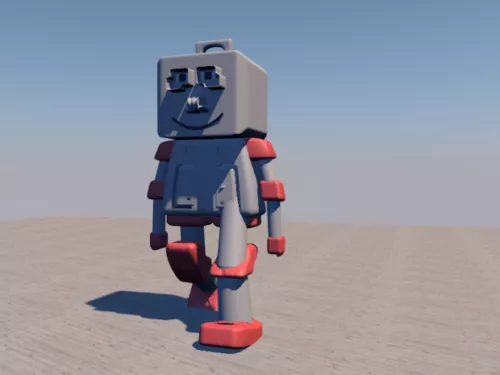 Futuristic Robot Crab 3d model