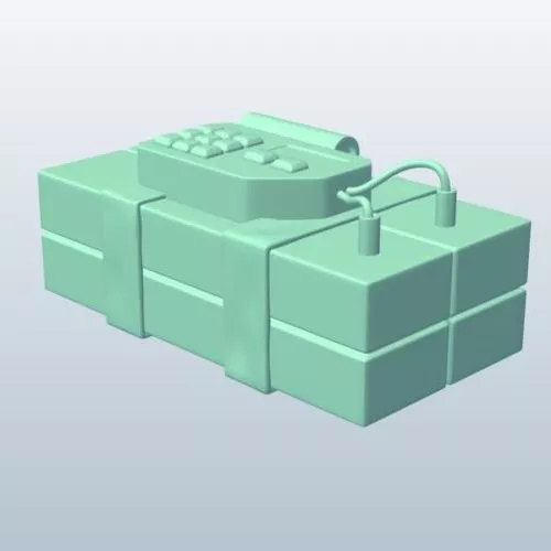 Plastic Explosives Weapon 3d model Plastic Explosives Weapon 3d model