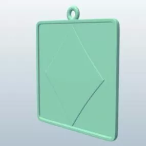 Playing Card Panel 3d model