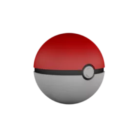 Pokemon Red Ball 3d model