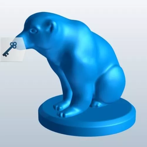 Old Teddy Bear 3d model