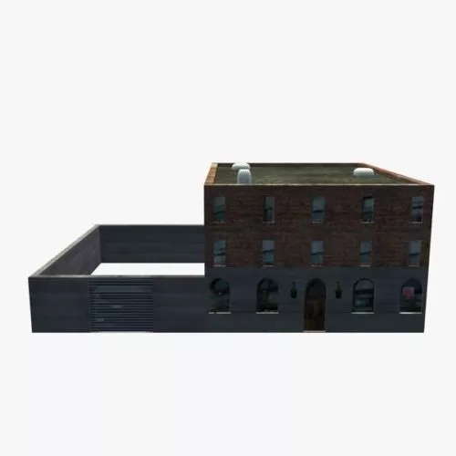 Space Construction Station Base 3d model