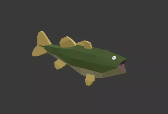 Piranha 3d model
