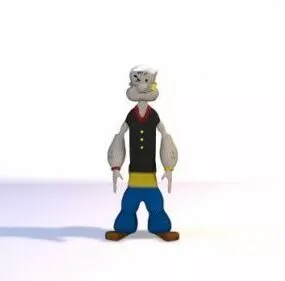 Popeye Sailor Character 3d model