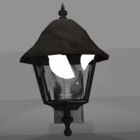 Vintage Porch Light 3d model