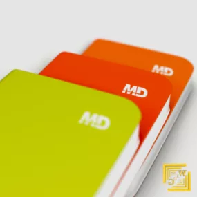Portable Hard Disk Drive 3d model